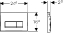 Кнопка смыва Geberit Delta 51 115.105.11.1 белая