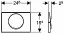 Кнопка смыва Geberit Mambo 115.751.00.1