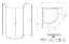 Душевой уголок Radaway Torrenta PDD/E 90x80 прозрачное стекло 31630-01-01N