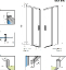 Душевая дверь в нишу Radaway Idea DWJ 100, прав. 387014-01-01R