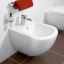 Биде подвесное Villeroy & Boch Subway Plus 7400 00R2 star white, Ceramicplus 740000R2