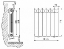 Радиатор водяной биметаллический Rifar Base 500 8 секций